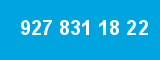 927 831 18 22 927 831 18 22
